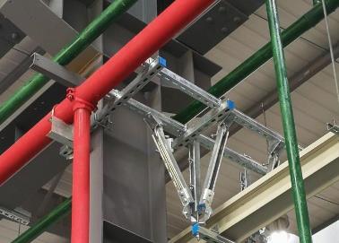 辛集该抗震支架的整体式支吊架结构协调性好